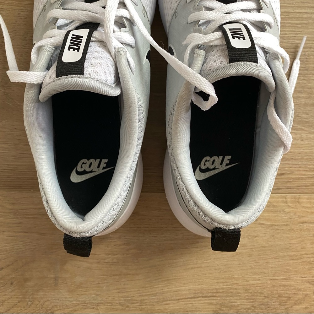 Nike Roshe G Golf Shoes Spikeless White Black Pure Platinum M size 8 W 9.5 - Picture 5 of 9